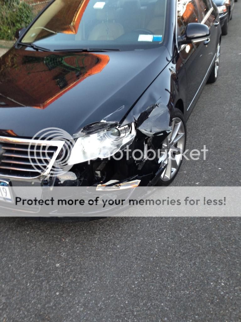 VWVortex.com - First accident with the Passat